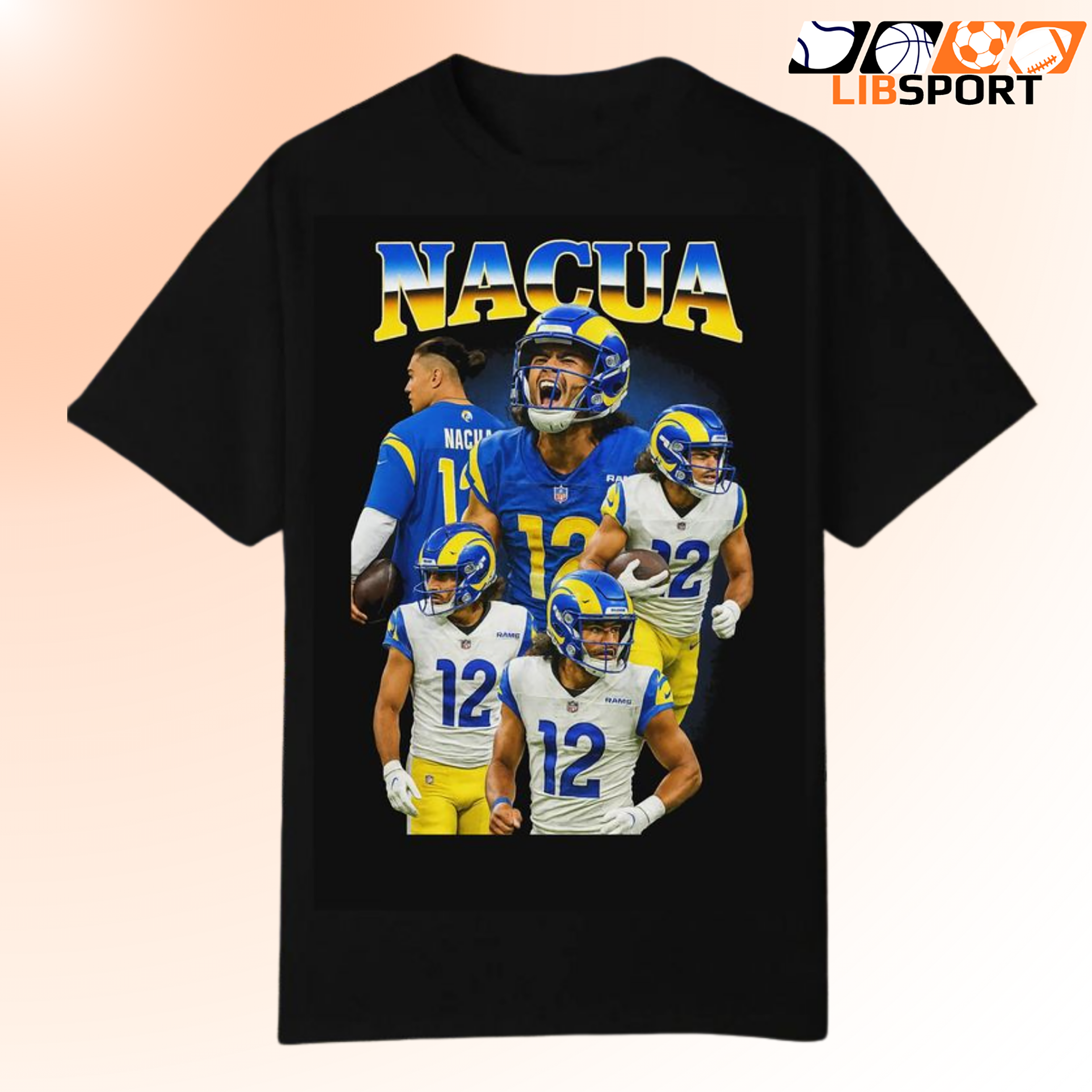 Puka Nacua Shirt, Los Angeles Rams T-Shirt, Vintage Nfl Tee